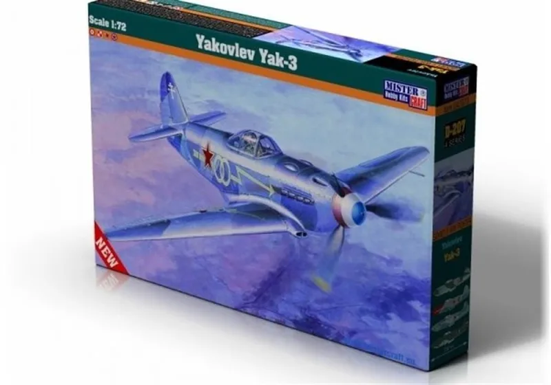 Mistercraft D207 1/72 Yakovlev Yak-3 Savaş Uçağı Demonte Plastik Maketi