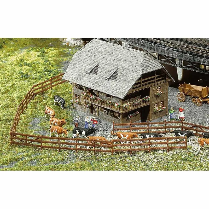 Faller 180408 1/87 Bonanza Tipi Bahçe Çitleri Demonte Plastik Maketi