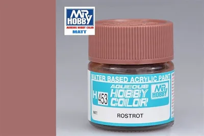 Gunze H453 10 ml. Rust Red, Aqueous Serisi Maket Boyası
