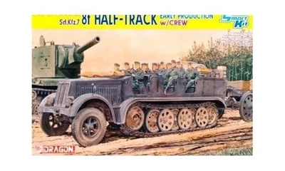 6545 1/35 SD.KFZ.7 8T HALFTRACK EARLY + FİGÜR - P