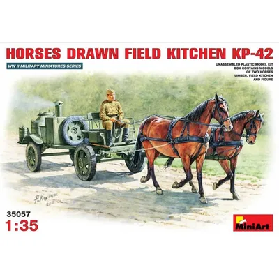 35057 1/35 HORSES DRAW FIELD KITCHEN KP-42