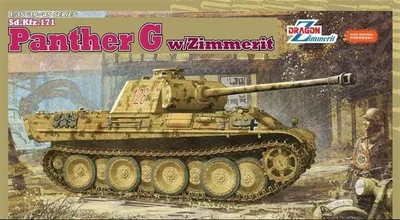 Dragon 6384 1/35 Sd.Kfz.171 Panther G Tank Maketi w/Zimmerit