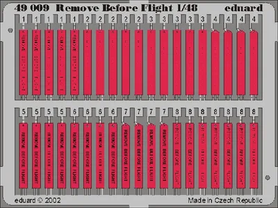 EDUARD 49009 1/48 Remove Before Flight FOR