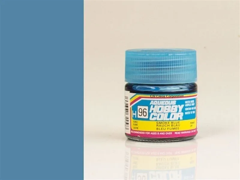 Gunze H096 10 ml. Smoke Blue, Aqueous Serisi Maket Boyası