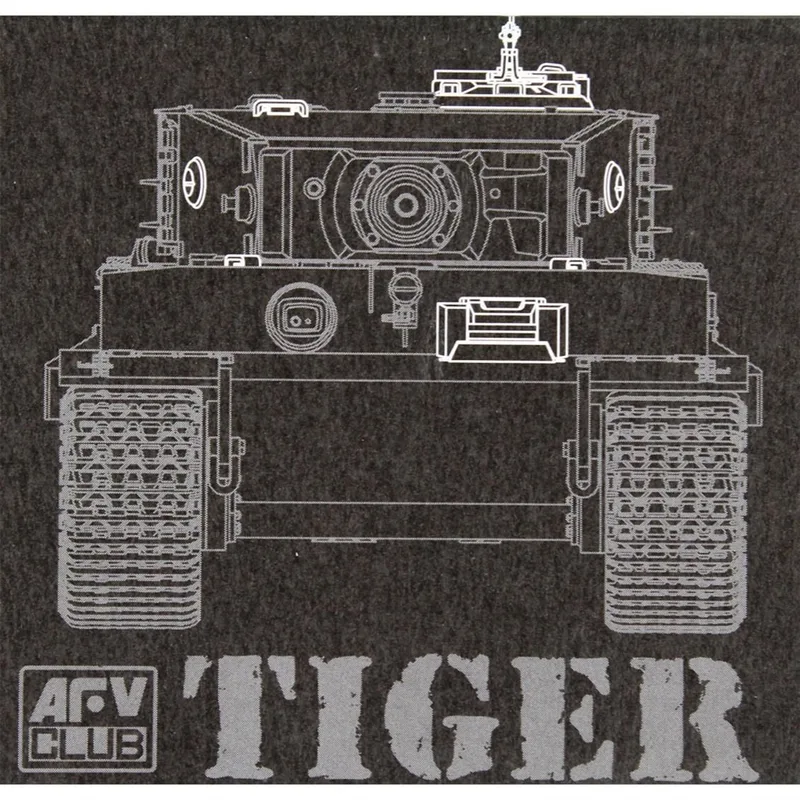 AFV Club AC35004 1/35 TIGER I Geç Dönem, Şeffaf Periskop Demonte Plastik Maketi