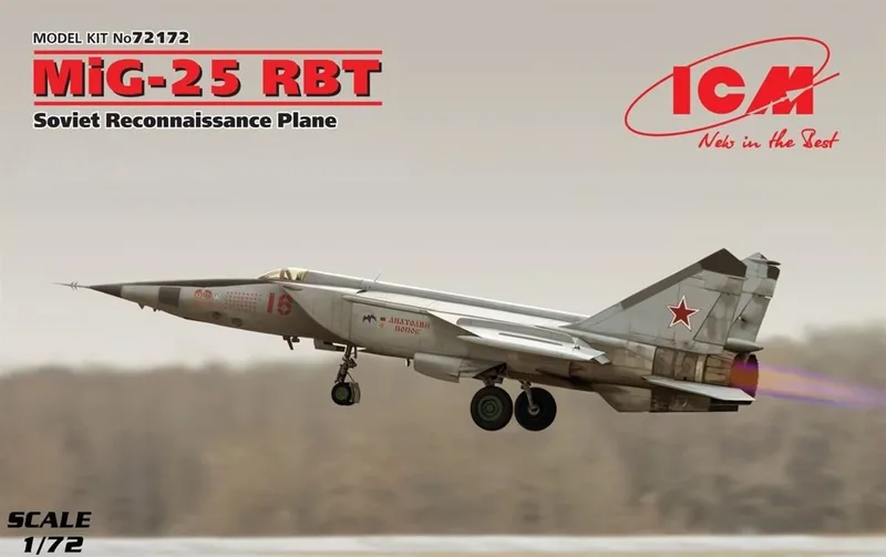 72172 MiG-25 RBT, Soviet Reconnaissance Plane (100
