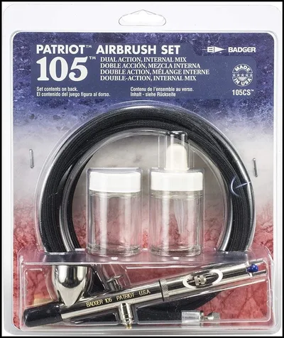Badger 105Cs Patriot Airbrush Set