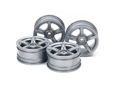 1/10 RC Car Porsche Carrera JANTI 5Spoke 26mm (4pcs)