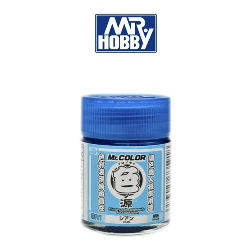 Gunze CR1 10 ml. Primary Color Pigments Cyan, Mr.Color Serisi Maket Boyası