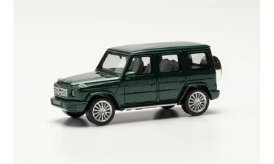 Herpa 430760-003 1/87 Ölçek MB G-Klasse Cip, Koyu Yeşil, Sergilemeye Hazır Model Araç