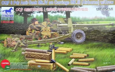 CB35168 1/35 OQF 6 Pdr Anti-Tank Mk.IV on Carriage