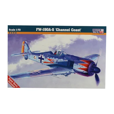 Mistercraft C002 1/72 Fw-190A-5 (Channel Coast) Savaş Uçağı Demonte Plastik Maketi