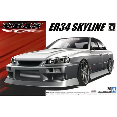 05321 1/24 URAS ER34 SKYLINE 25GT-T 01 NISSAN