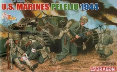 Dragon 6554 1/35 Ölçek ABD Deniz Piyadeleri (Peleliu 1944) Asker Figürleri Plastik Model Kiti