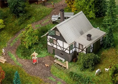 Faller 130570 1/87 Günübirlik Orman Evi Demonte Plastik Maketi