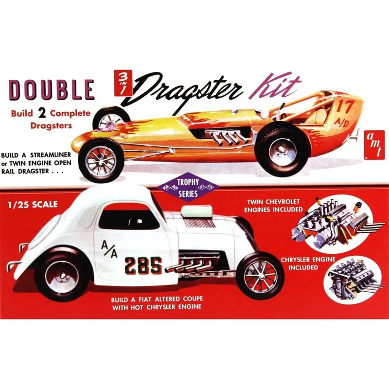 646 1/25 Double Dragster