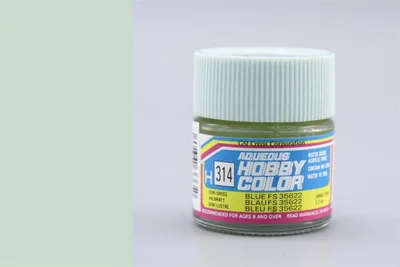 Gunze H314 10 ml. Semi Gloss Blue FS35622, Aqueous Serisi Maket Boyası