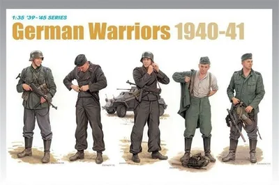 Dragon 6574 1/35 Ölçek Alman Savaşçıları (1940-41) Asker Figürleri Plastik Model Kiti